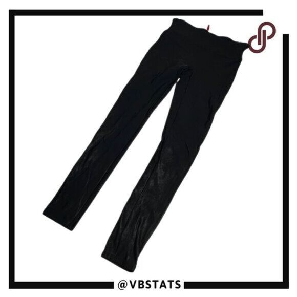 SPANX Pants - Spanx Women's Faix Leather High Waist Leggings Black Size‎ Medium